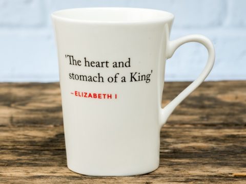Bone China Mug with Elizabeth I Quote
